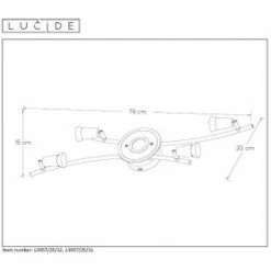 Lucide BINGO-LED Deckenstrahler Chrom, 5-flammig 7 Lucide BINGO-LED Deckenstrahler Chrom, 5-flammig -Bürolampen Verkäufe lucide bingo led deckenstrahler 13957 25 12 3