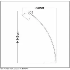 Lucide CURF Stehleuchte Weiß, 1-flammig -Bürolampen Verkäufe lucide curf stehleuchte 03713 01 31 2