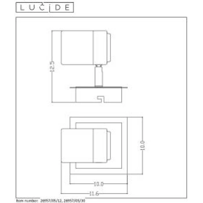 Lucide LENNERT Deckenleuchte LED Chrom, 1-flammig 4 Lucide LENNERT Deckenleuchte LED Chrom, 1-flammig – Bild 4