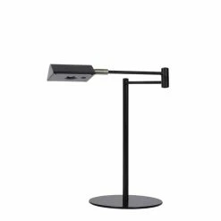 Lucide NUVOLA Schreibtischlampe LED Schwarz, 1-flammig -Bürolampen Verkäufe lucide nuvola schreibtischlampe 19665 09 30 6