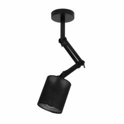 Lucide TAMPA Deckenleuchte Schwarz, 1-flammig -Bürolampen Verkäufe lucide tampa deckenleuchte 45192 81 30 1