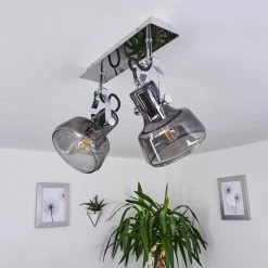 Hofstein Lulea Deckenleuchte Chrom, 2-flammig -Bürolampen Verkäufe lulea deckenleuchte h3346617 11