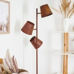 Hofstein Lungre Stehleuchte Rostfarben, 3-flammig -Bürolampen Verkäufe lungre stehleuchte h3422038 9
