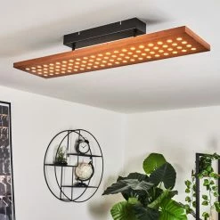 Hofstein Luturula Deckenleuchte LED Schwarz, 1-flammig -Bürolampen Verkäufe luturula deckenleuchte h3437315 10