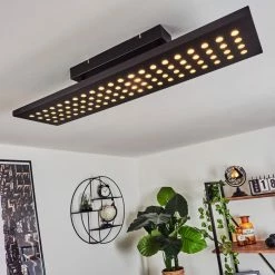 Hofstein Luturula Deckenleuchte LED Schwarz, 1-flammig 22 Hofstein Luturula Deckenleuchte LED Schwarz, 1-flammig -Bürolampen Verkäufe luturula deckenleuchte h3437322 10