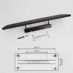 Hofstein Luturula Deckenleuchte LED Schwarz, 1-flammig 16 Hofstein Luturula Deckenleuchte LED Schwarz, 1-flammig -Bürolampen Verkäufe luturula deckenleuchte h3437322 4