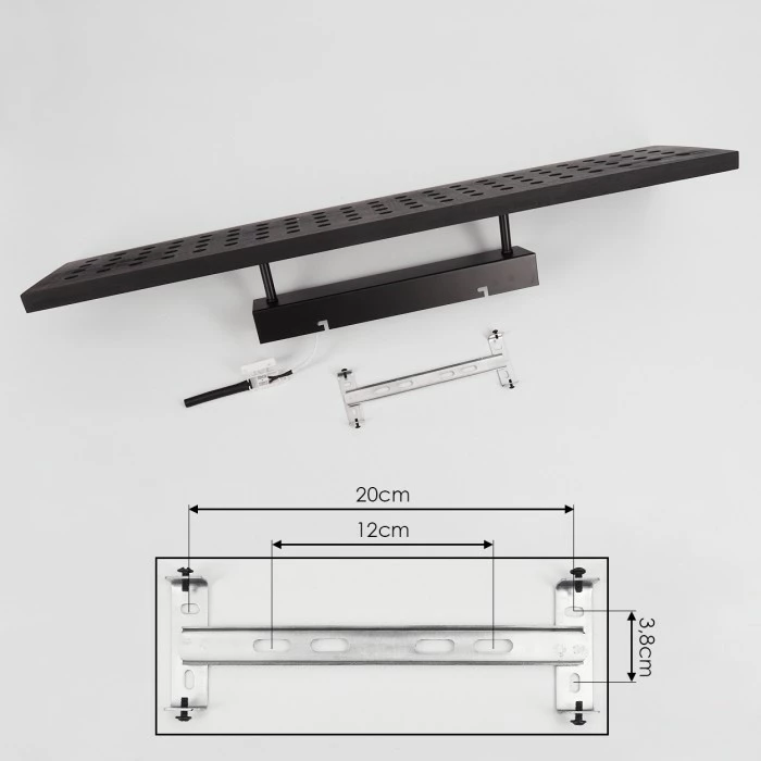 Hofstein Luturula Deckenleuchte LED Schwarz, 1-flammig 5 Hofstein Luturula Deckenleuchte LED Schwarz, 1-flammig – Bild 5