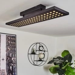 Hofstein Luturula Deckenleuchte LED Schwarz, 1-flammig 18 Hofstein Luturula Deckenleuchte LED Schwarz, 1-flammig -Bürolampen Verkäufe luturula deckenleuchte h3437322 6