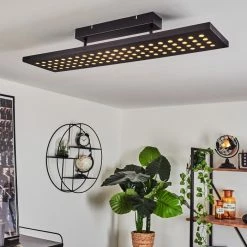 Hofstein Luturula Deckenleuchte LED Schwarz, 1-flammig 20 Hofstein Luturula Deckenleuchte LED Schwarz, 1-flammig -Bürolampen Verkäufe luturula deckenleuchte h3437322 8