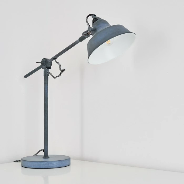 Hofstein Luven Tischleuchte Grau, 1-flammig 19 Hofstein Luven Tischleuchte Grau, 1-flammig – Bild 19