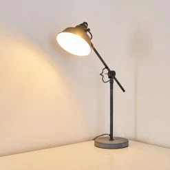 Hofstein Luven Tischleuchte Grau, 1-flammig 26 Hofstein Luven Tischleuchte Grau, 1-flammig -Bürolampen Verkäufe luven tischleuchte h3287217 do1 6