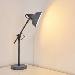 Hofstein Luven Tischleuchte Grau, 1-flammig 27 Hofstein Luven Tischleuchte Grau, 1-flammig -Bürolampen Verkäufe luven tischleuchte h3287217 do1 7