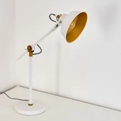 Hofstein Luven Tischleuchte LED Weiß, 1-flammig -Bürolampen Verkäufe luven tischleuchte h3287231 do1 4