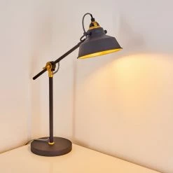 Hofstein Luven Tischleuchte Schwarz, 1-flammig, Fernbedienung -Bürolampen Verkäufe luven tischleuchte h3287255 do1 12