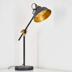 Hofstein Luven Tischleuchte Schwarz, 1-flammig, Fernbedienung -Bürolampen Verkäufe luven tischleuchte h3287255 do1 4