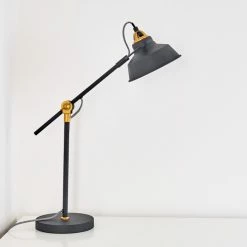 Hofstein Luven Tischleuchte Schwarz, 1-flammig, Fernbedienung -Bürolampen Verkäufe luven tischleuchte h3287255 do1 8