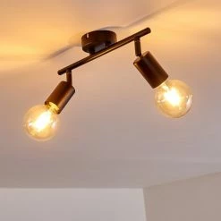 Hofstein Maidford Deckenleuchte Schwarz, 2-flammig -Bürolampen Verkäufe maidford deckenleuchte h3357897 10