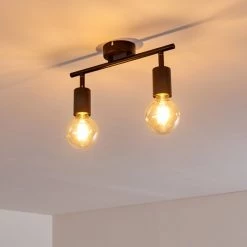 Hofstein Maidford Deckenleuchte Schwarz, 2-flammig -Bürolampen Verkäufe maidford deckenleuchte h3357897 14