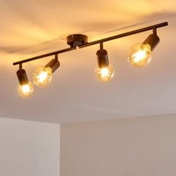 Hofstein Maidford Deckenleuchte Schwarz, 4-flammig -Bürolampen Verkäufe maidford deckenleuchte h3357910 2