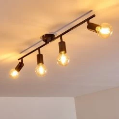 Hofstein Maidford Deckenleuchte Schwarz, 4-flammig -Bürolampen Verkäufe maidford deckenleuchte h3357910 4