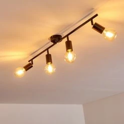 Hofstein Maidford Deckenleuchte Schwarz, 4-flammig -Bürolampen Verkäufe maidford deckenleuchte h3357910 8