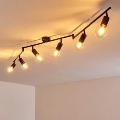 Hofstein Maidford Deckenleuchte Schwarz, 6-flammig -Bürolampen Verkäufe maidford deckenleuchte h3357934 13