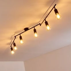 Hofstein Maidford Deckenleuchte Schwarz, 6-flammig -Bürolampen Verkäufe maidford deckenleuchte h3357934 15