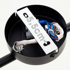 Hofstein Maidford Deckenleuchte Schwarz, 6-flammig -Bürolampen Verkäufe maidford deckenleuchte h3357934 17