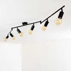 Hofstein Maidford Deckenleuchte Schwarz, 6-flammig -Bürolampen Verkäufe maidford deckenleuchte h3357934 3