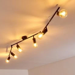 Hofstein Maidford Deckenleuchte Schwarz, 6-flammig -Bürolampen Verkäufe maidford deckenleuchte h3357934 5