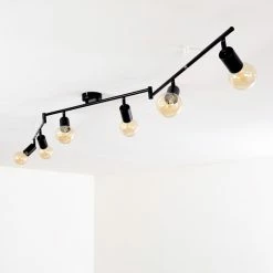 Hofstein Maidford Deckenleuchte Schwarz, 6-flammig -Bürolampen Verkäufe maidford deckenleuchte h3357934 8