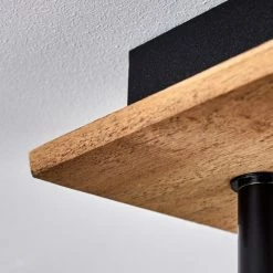 Hofstein Maidford Deckenleuchte Schwarz, Holz dunkel, 4-flammig -Bürolampen Verkäufe maidford deckenleuchte h3388105 2