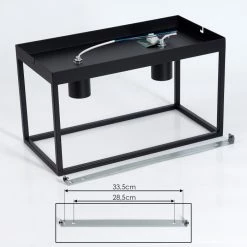 Hofstein Malao Deckenleuchte Schwarz, 2-flammig -Bürolampen Verkäufe malao deckenleuchte h3019481 4