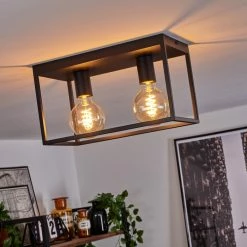 Hofstein Malao Deckenleuchte Schwarz, 2-flammig -Bürolampen Verkäufe malao deckenleuchte h3019481 6