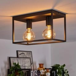 Hofstein Malao Deckenleuchte Schwarz, 2-flammig -Bürolampen Verkäufe malao deckenleuchte h3019481 8