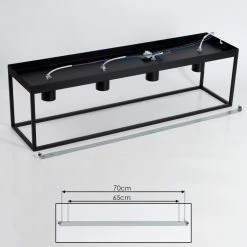 Hofstein Malao Deckenleuchte Schwarz, 4-flammig -Bürolampen Verkäufe malao deckenleuchte h3019504 4