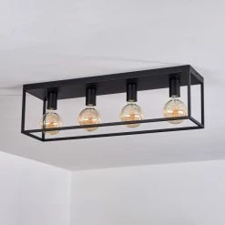 Hofstein Malao Deckenleuchte Schwarz, 4-flammig -Bürolampen Verkäufe malao deckenleuchte h3019504 7