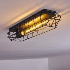 Hofstein Mallawi Deckenleuchte Schwarz, 1-flammig -Bürolampen Verkäufe mallawi deckenleuchte h3385883 11