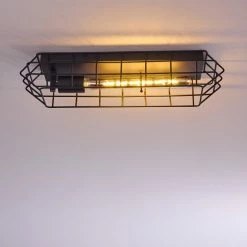 Hofstein Mallawi Deckenleuchte Schwarz, 1-flammig -Bürolampen Verkäufe mallawi deckenleuchte h3385883 7