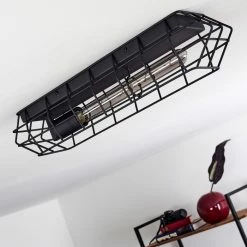 Hofstein Mallawi Deckenleuchte Schwarz, 1-flammig -Bürolampen Verkäufe mallawi deckenleuchte h3385883 9