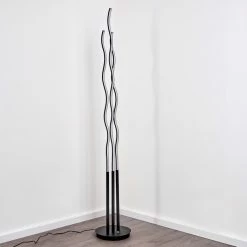 Hofstein Mapleton Stehleuchte LED Schwarz, 3-flammig, Fernbedienung -Bürolampen Verkäufe mapleton stehleuchte h3271278 do2 16