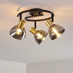 Hofstein Mariefred Deckenleuchte Schwarz, 3-flammig -Bürolampen Verkäufe mariefred deckenleuchte h3365298 16