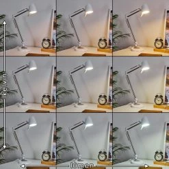 Hofstein Mildura Tischleuchte LED Weiß, 1-flammig -Bürolampen Verkäufe mildura tischleuchte h3325797 6