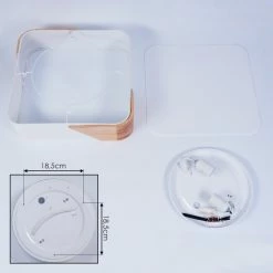 Hofstein Mjelstad Deckenleuchte Braun, Weiß, 2-flammig -Bürolampen Verkäufe mjelstad deckenleuchte h3433874 2