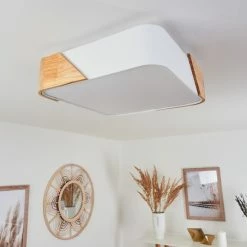 Hofstein Mjelstad Deckenleuchte Braun, Weiß, 2-flammig -Bürolampen Verkäufe mjelstad deckenleuchte h3433874 7