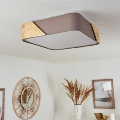 Hofstein Mjelstad Deckenleuchte Grau, Braun, Weiß, 2-flammig -Bürolampen Verkäufe mjelstad deckenleuchte h3433911 10