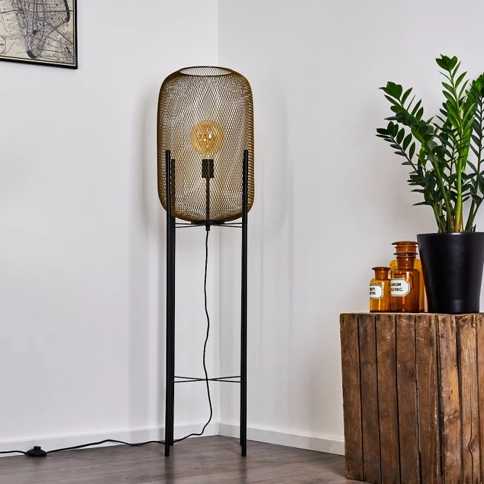 Hofstein Moholm Stehleuchte Schwarz, 1-flammig 12 Hofstein Moholm Stehleuchte Schwarz, 1-flammig – Bild 12