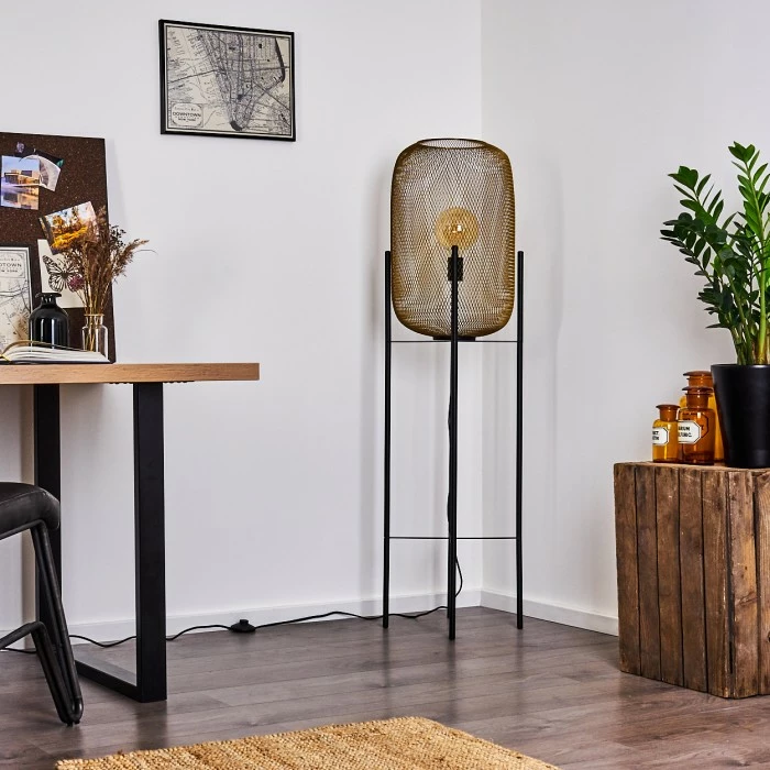 Hofstein Moholm Stehleuchte Schwarz, 1-flammig 14 Hofstein Moholm Stehleuchte Schwarz, 1-flammig – Bild 14