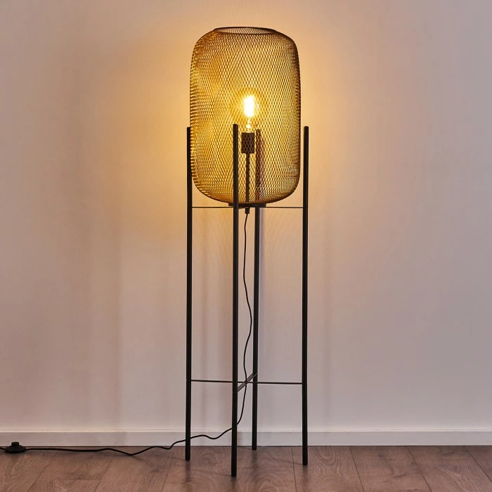 Hofstein Moholm Stehleuchte Schwarz, 1-flammig 16 Hofstein Moholm Stehleuchte Schwarz, 1-flammig – Bild 16