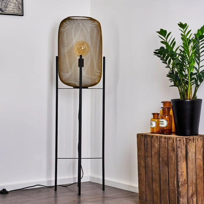 Hofstein Moholm Stehleuchte Schwarz, 1-flammig 17 Hofstein Moholm Stehleuchte Schwarz, 1-flammig – Bild 17